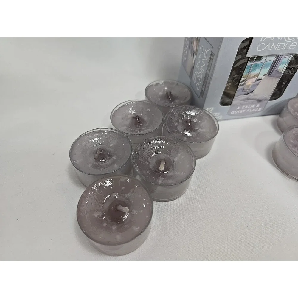 YANKEE CANDLE‎ A Calm & Quiet Place New Box of 12 Tea Lights - 1577167 - 2017